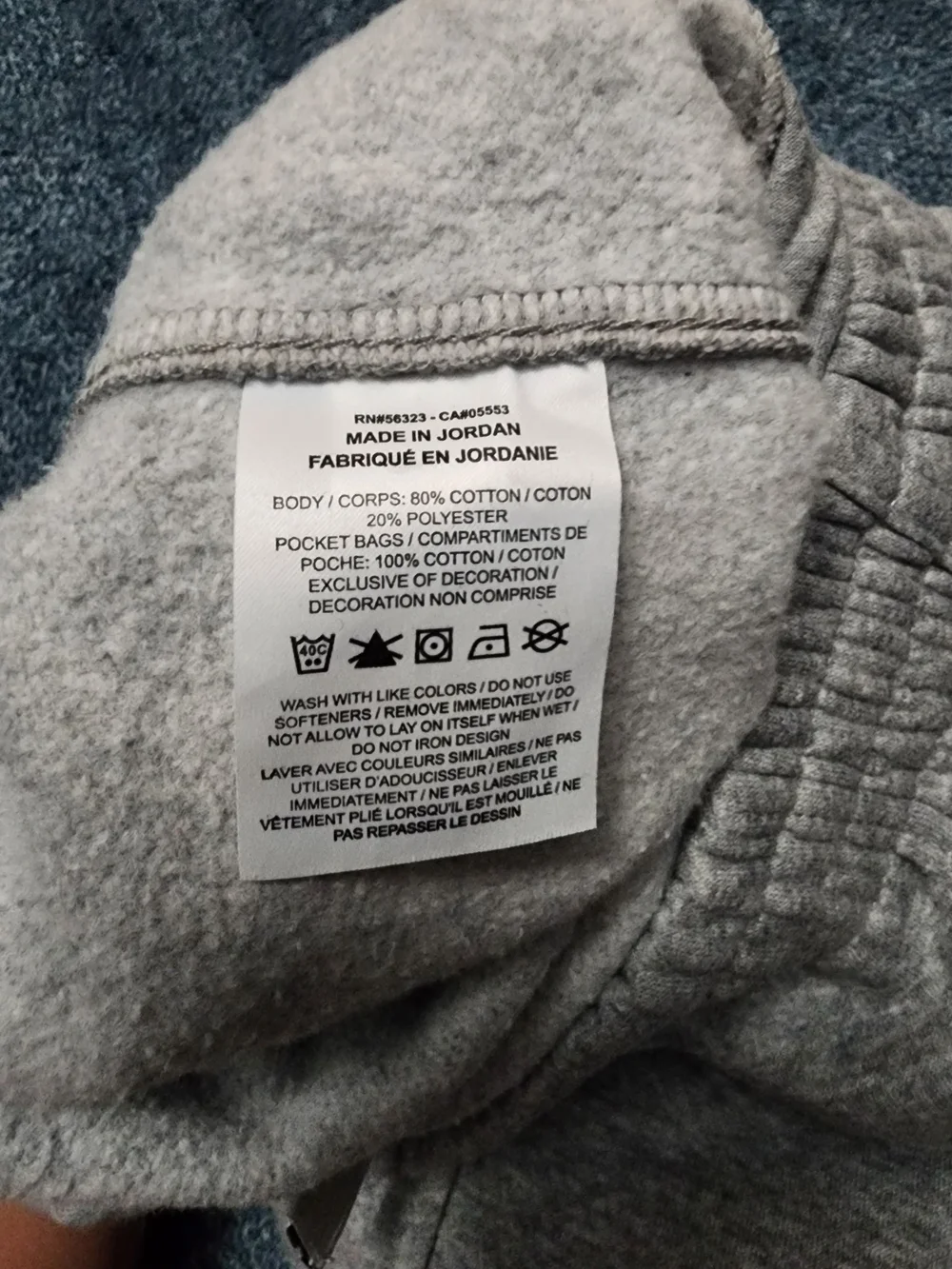 Nike Grey Kids Fleece Joggers with White Logo